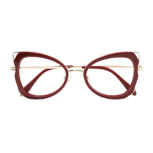 Robecca Eyeglasses in Burgundy