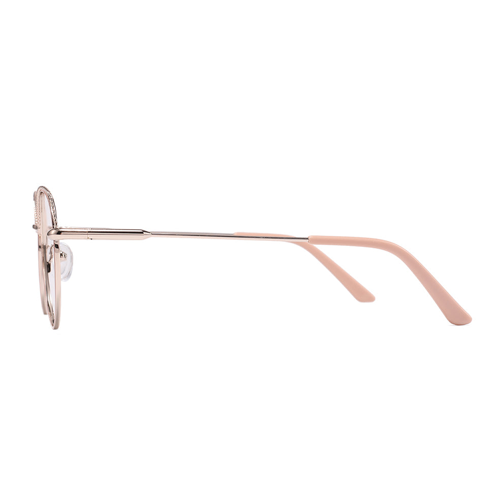 Jelley Eyeglasses in Pink & Gold