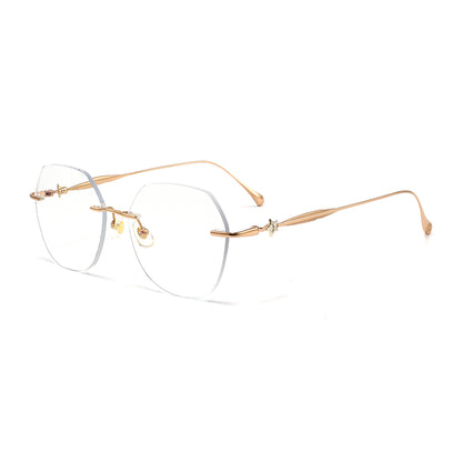 Dorri Eyeglasses in Rose Gold