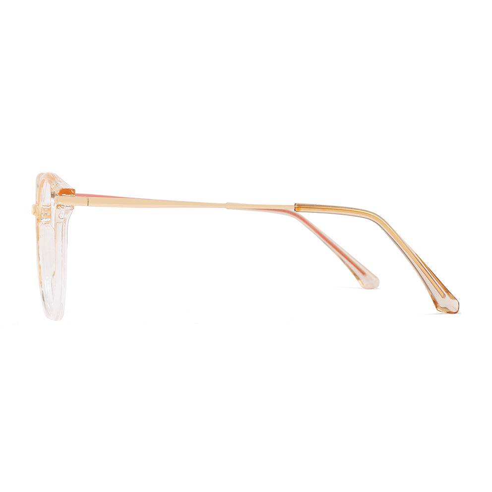 Sage Eyeglasses in Brown & Clear