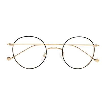 Mosley Eyeglasses in Black & Gold