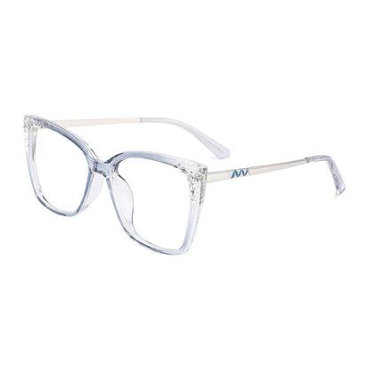 Monie Eyeglasses in Clear Blue