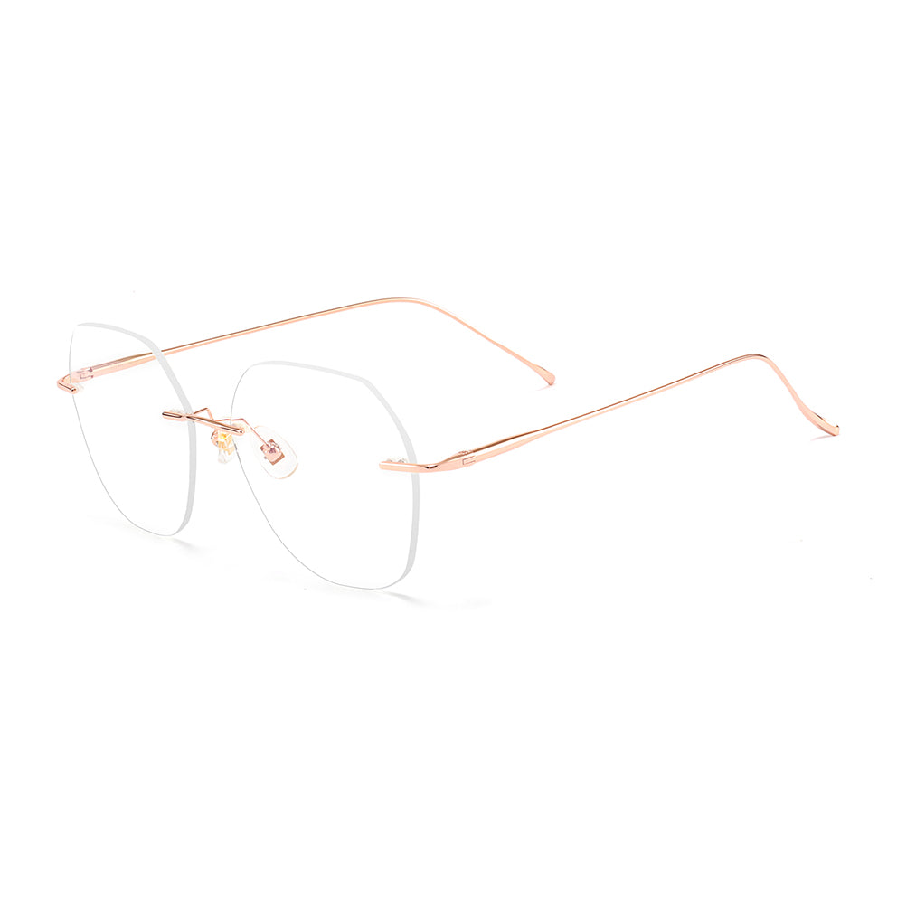 Talin Eyeglasses in Rose Gold