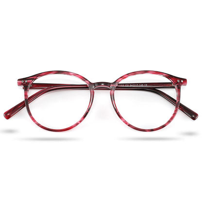 Pansy Eyeglasses in Red Tortoise