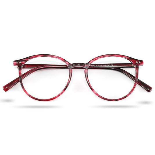 Pansy Eyeglasses in Red Tortoise