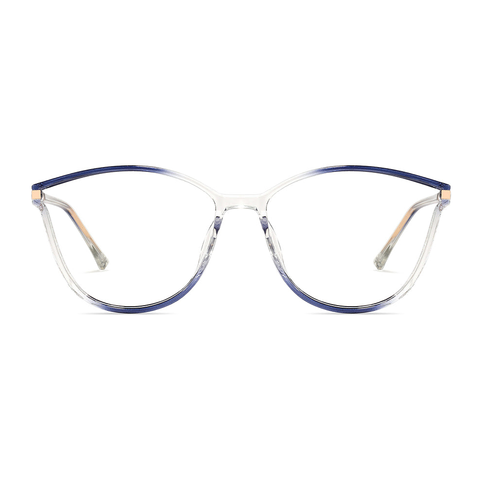 Darleen Eyeglasses in Blue & Clear