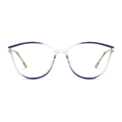 Darleen Eyeglasses in Blue & Clear