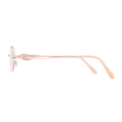 Fahran Eyeglasses in Rose Gold