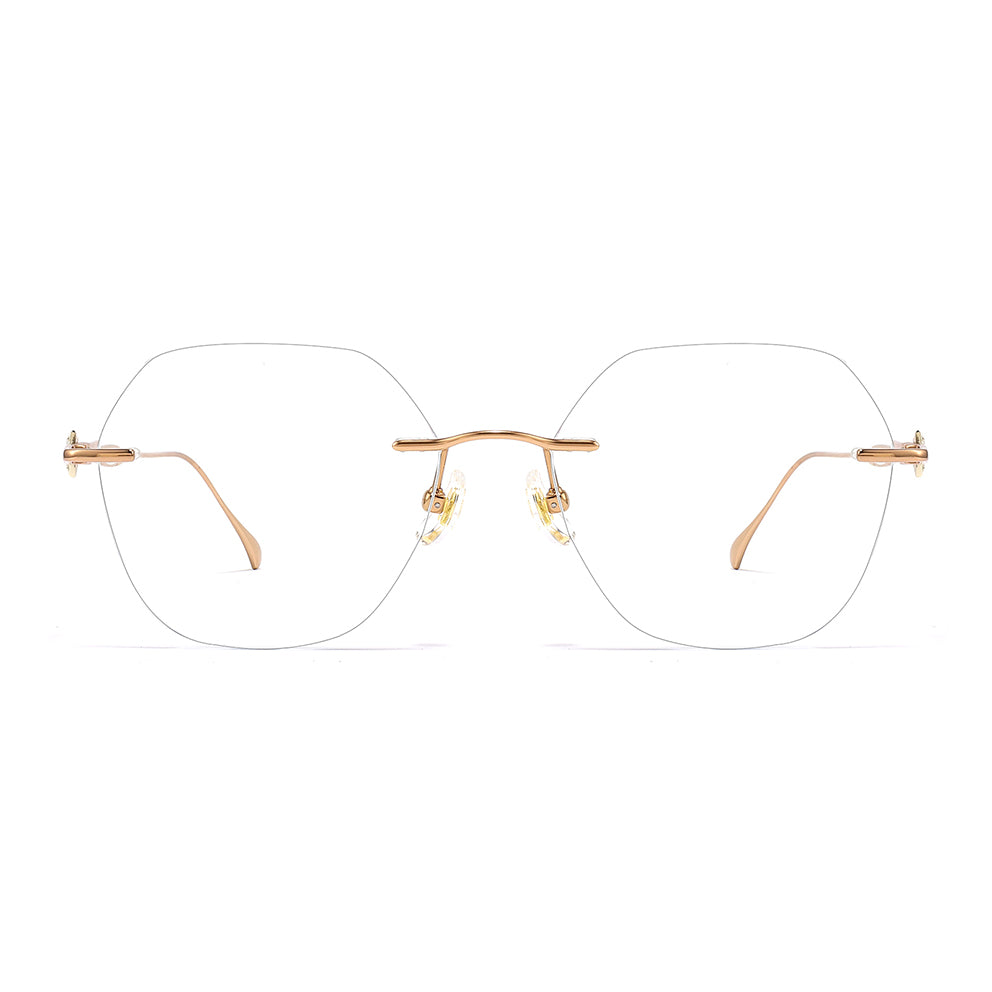 Dorri Eyeglasses in Rose Gold