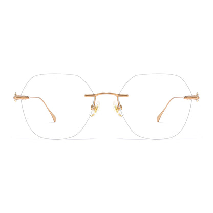 Dorri Eyeglasses in Rose Gold