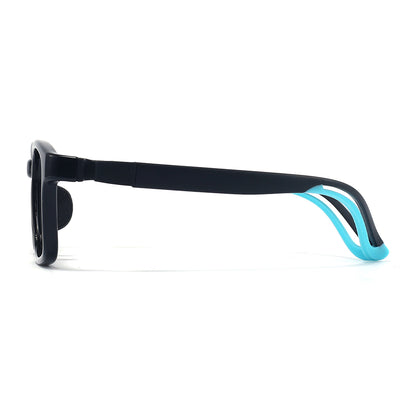 Nick Eyeglasses in Black & Blue