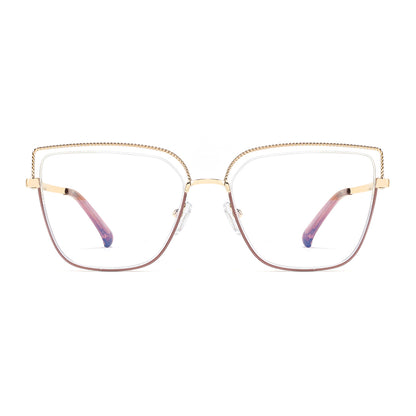 Loes Eyeglasses in Purple & Gold