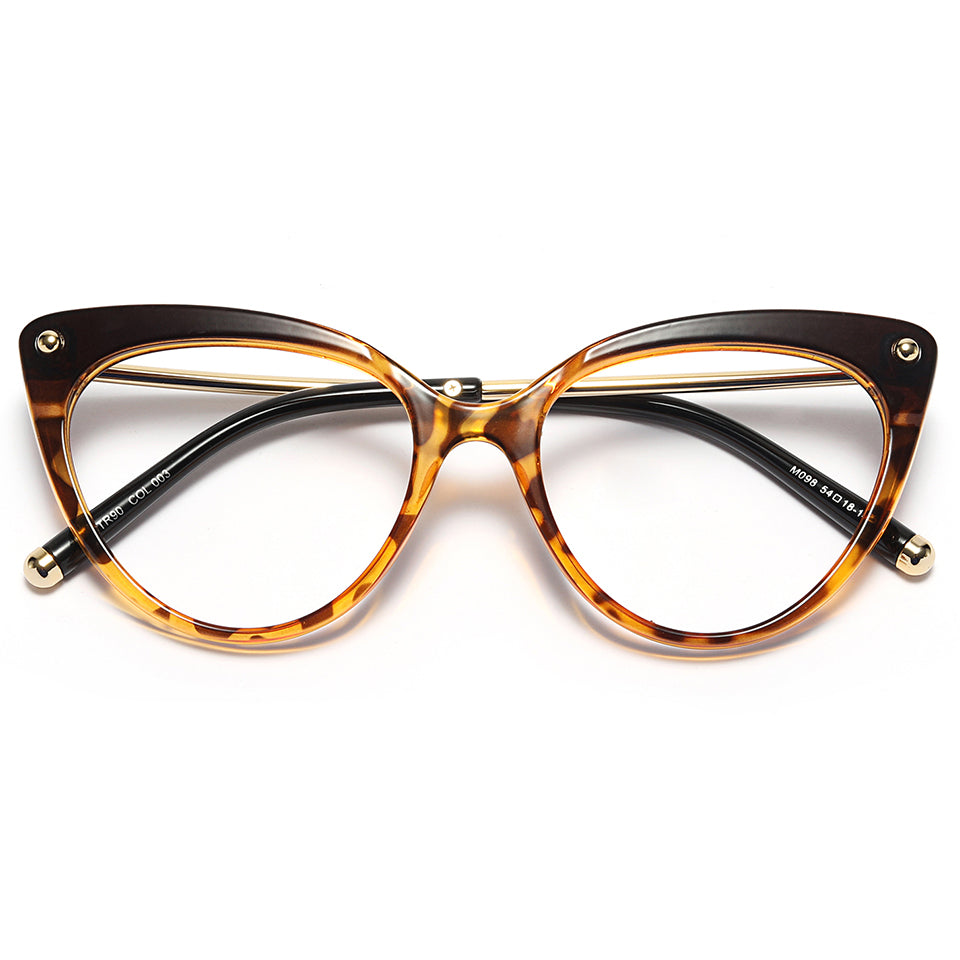 June Eyeglasses in Warm Tortoise