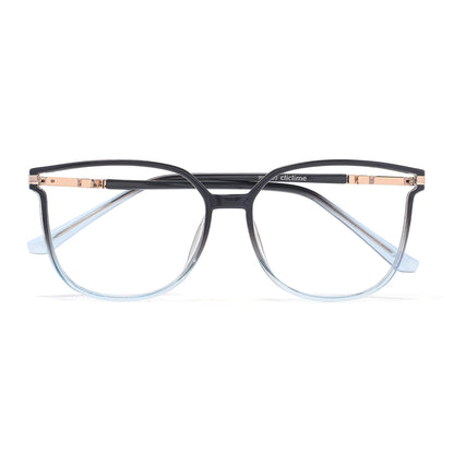 Sissie Eyeglasses in Grey & Clear Blue