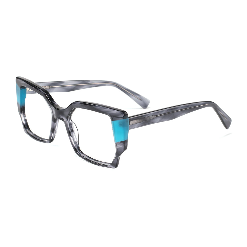 Marlo Eyeglasses in Grey & Blue