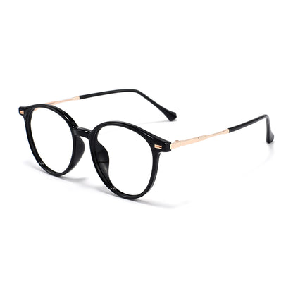 Wanda Eyeglasses in Black & Rose Gold