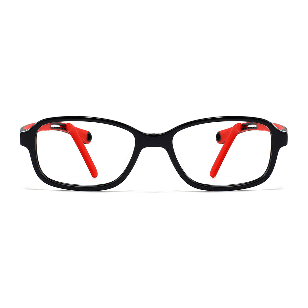 King Eyeglasses in Black & Red