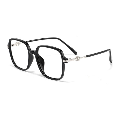 Cornelia Eyeglasses in Black & Silver