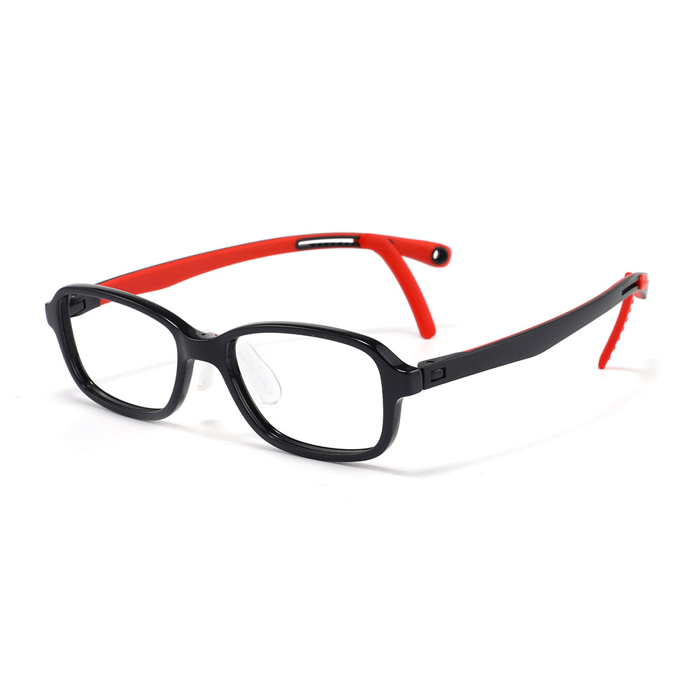 King Eyeglasses in Black & Red