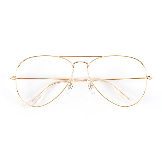 Air Eyeglasses in Gold & Clear