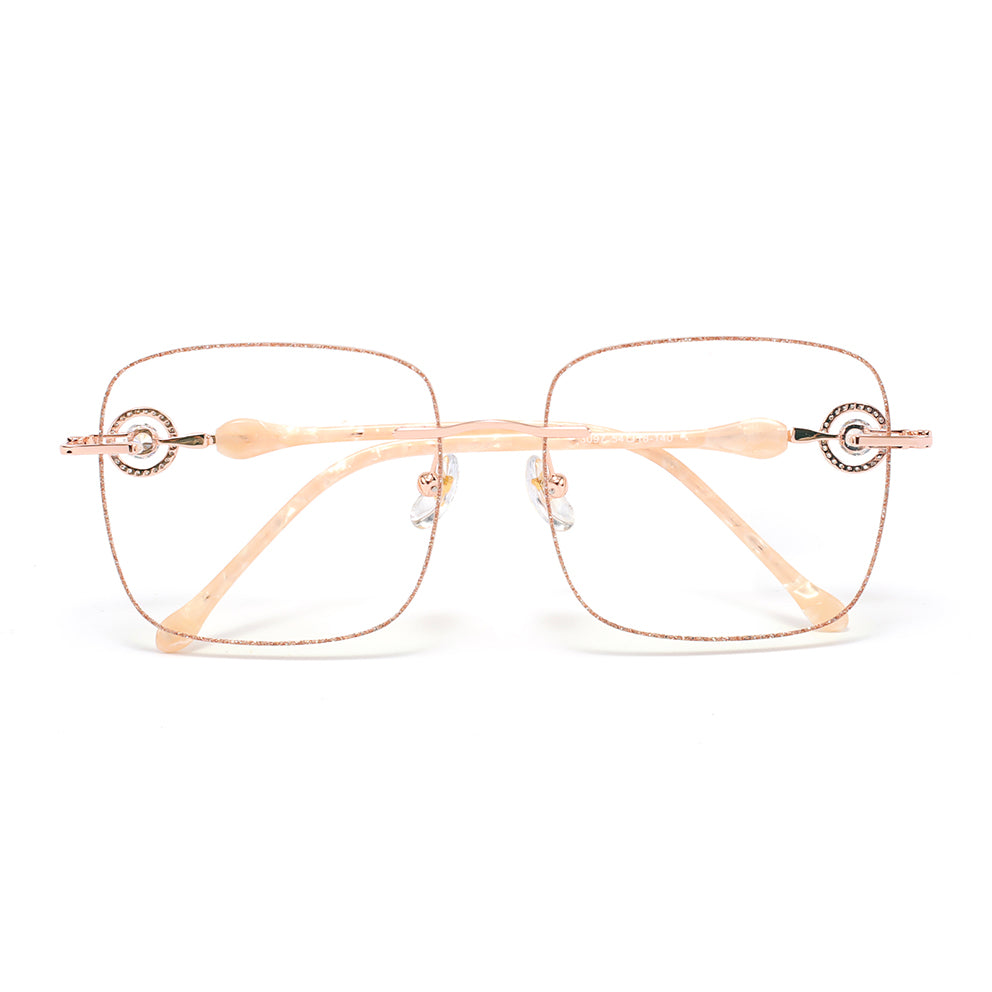 Fania Eyeglasses in Rose Gold