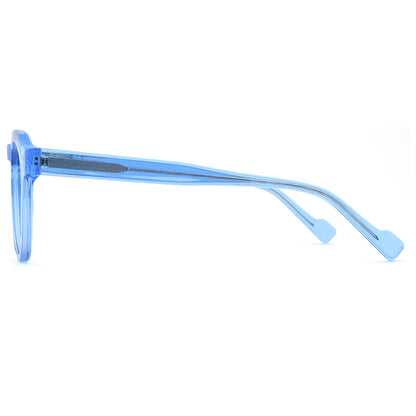 Fannie Eyeglasses in Clear Blue