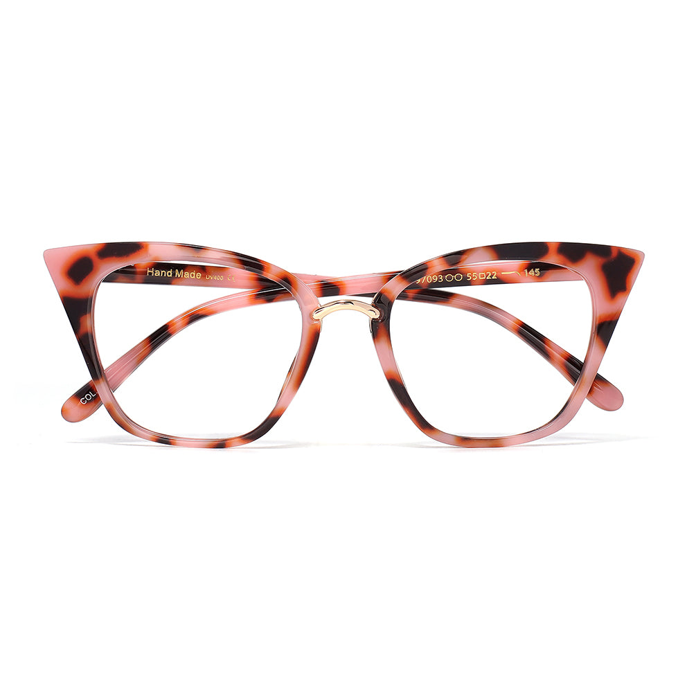 Fara Eyeglasses in Pink Tortoise