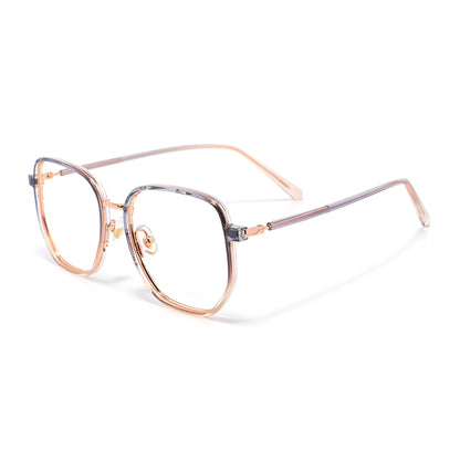 Liisi Eyeglasses in Blue & Champagne