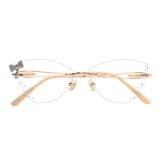 Acacia Eyeglasses in Rose Gold