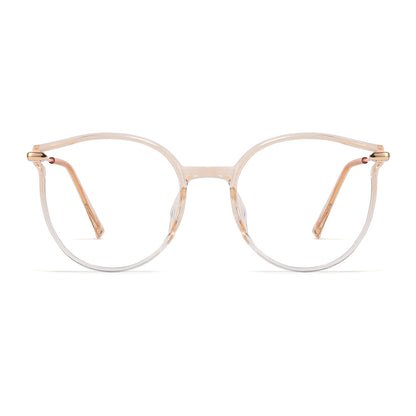 Sage Eyeglasses in Brown & Clear