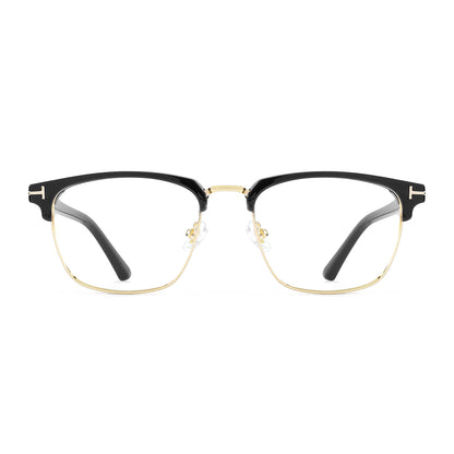 Sudi Eyeglasses in Black & Brown/Blue