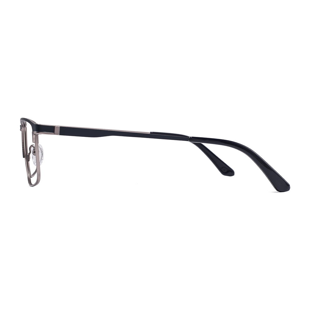 Steve Eyeglasses in Black & Gun