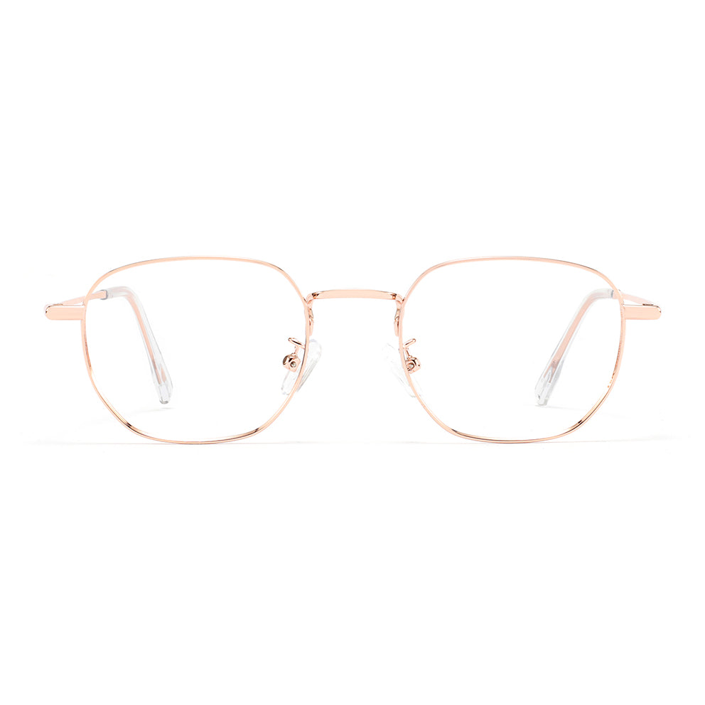 Hajna Eyeglasses in Rose Gold