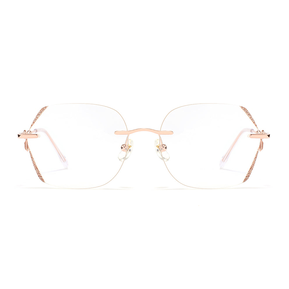 Lilium Eyeglasses in Rose Gold