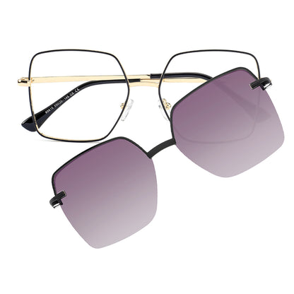 Alona Eyeglasses in Black & Gold