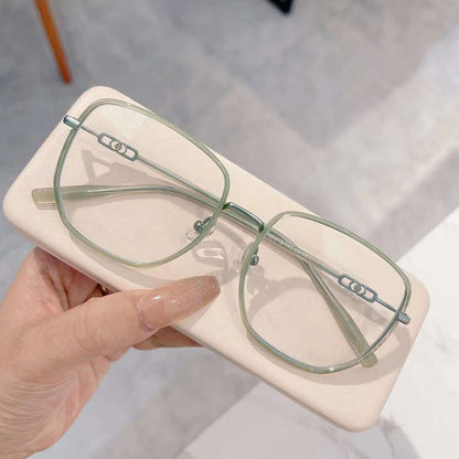 Charlie Eyeglasses in Clear Green