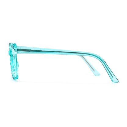 Larow Eyeglasses in Teal