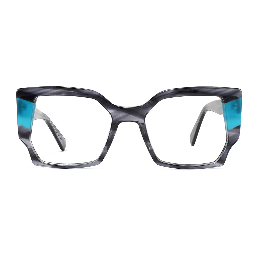 Marlo Eyeglasses in Grey & Blue