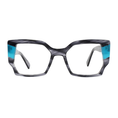 Marlo Eyeglasses in Grey & Blue