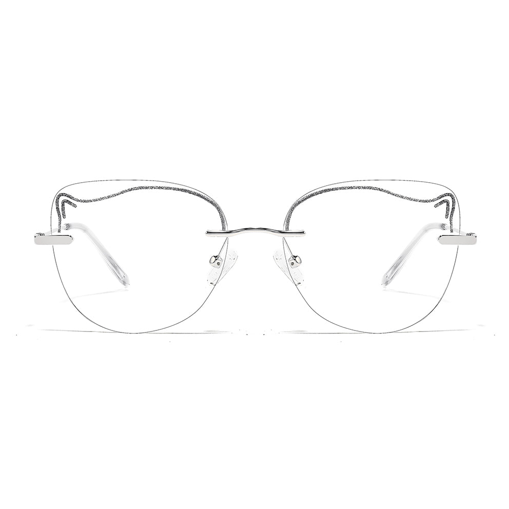 Bliss Eyeglasses in Silver