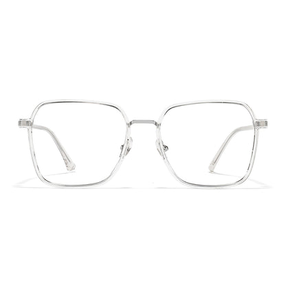 Diana Eyeglasses in Clear & Silver