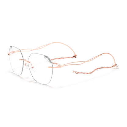 Pearl Eyeglasses in Rose Gold & Silver