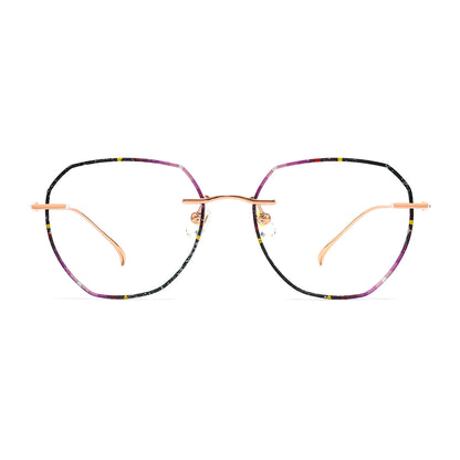 Lysa Eyeglasses in Purple Floral