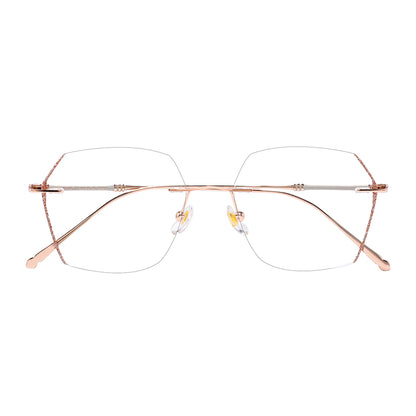 Juno Eyeglasses in Rose Gold