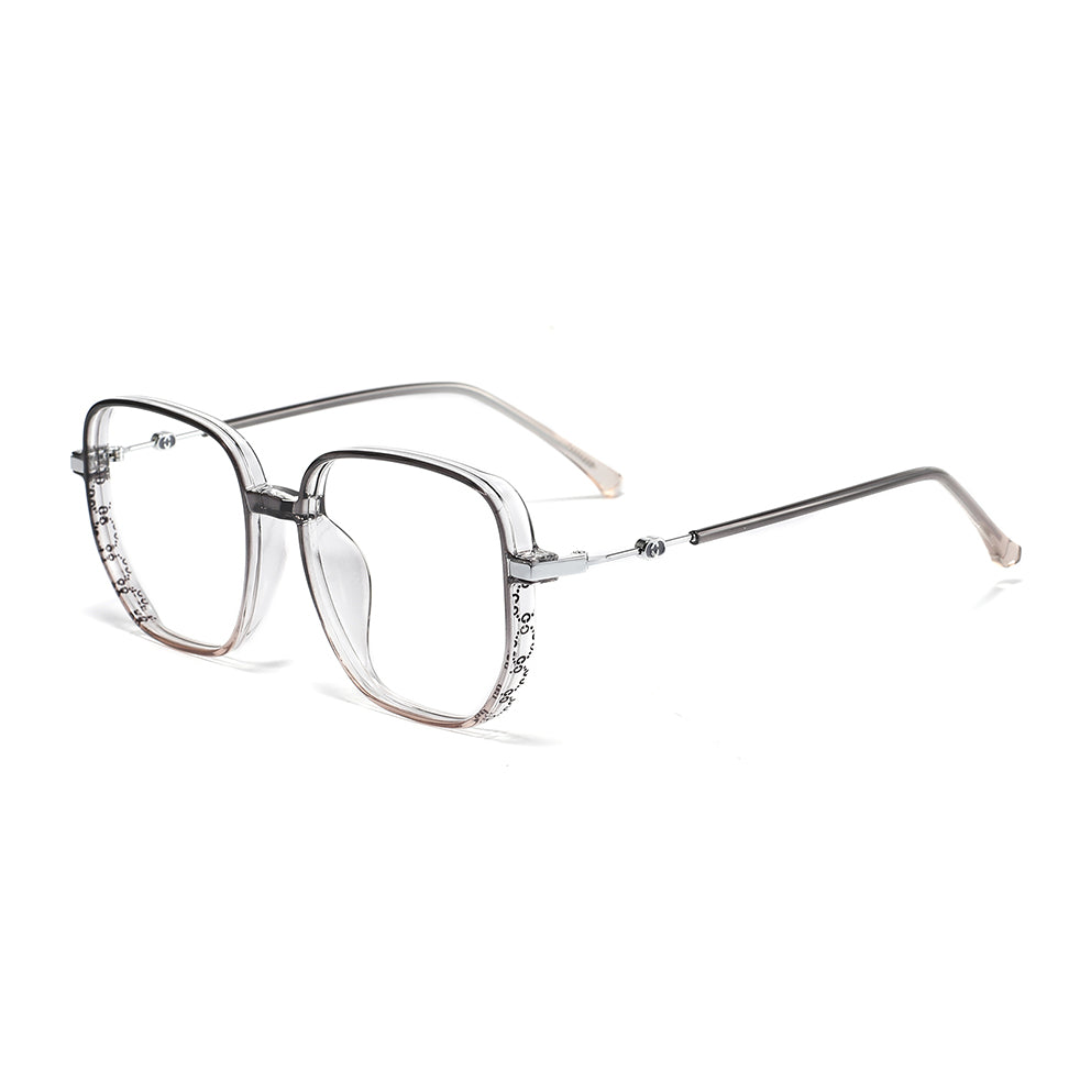 Carolyn Eyeglasses in Grey & Brown