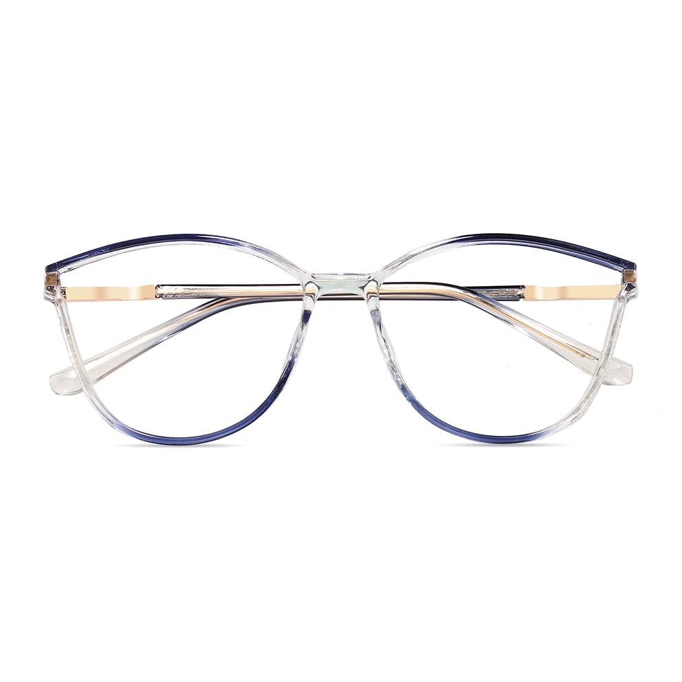 Darleen Eyeglasses in Blue & Clear