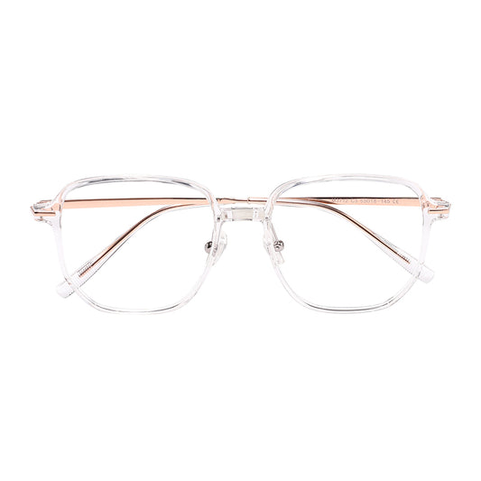 Misha Eyeglasses in Clear & Rose Gold