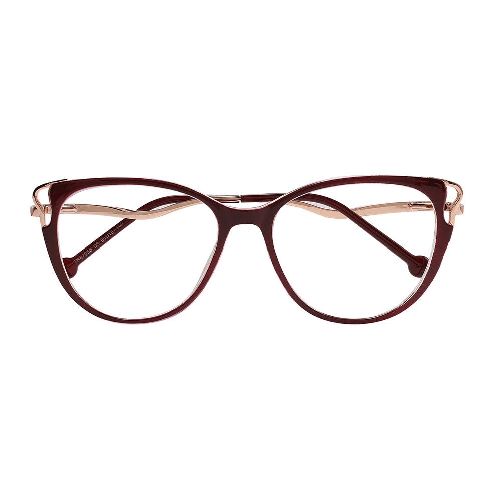 Trista Eyeglasses in Burgundy