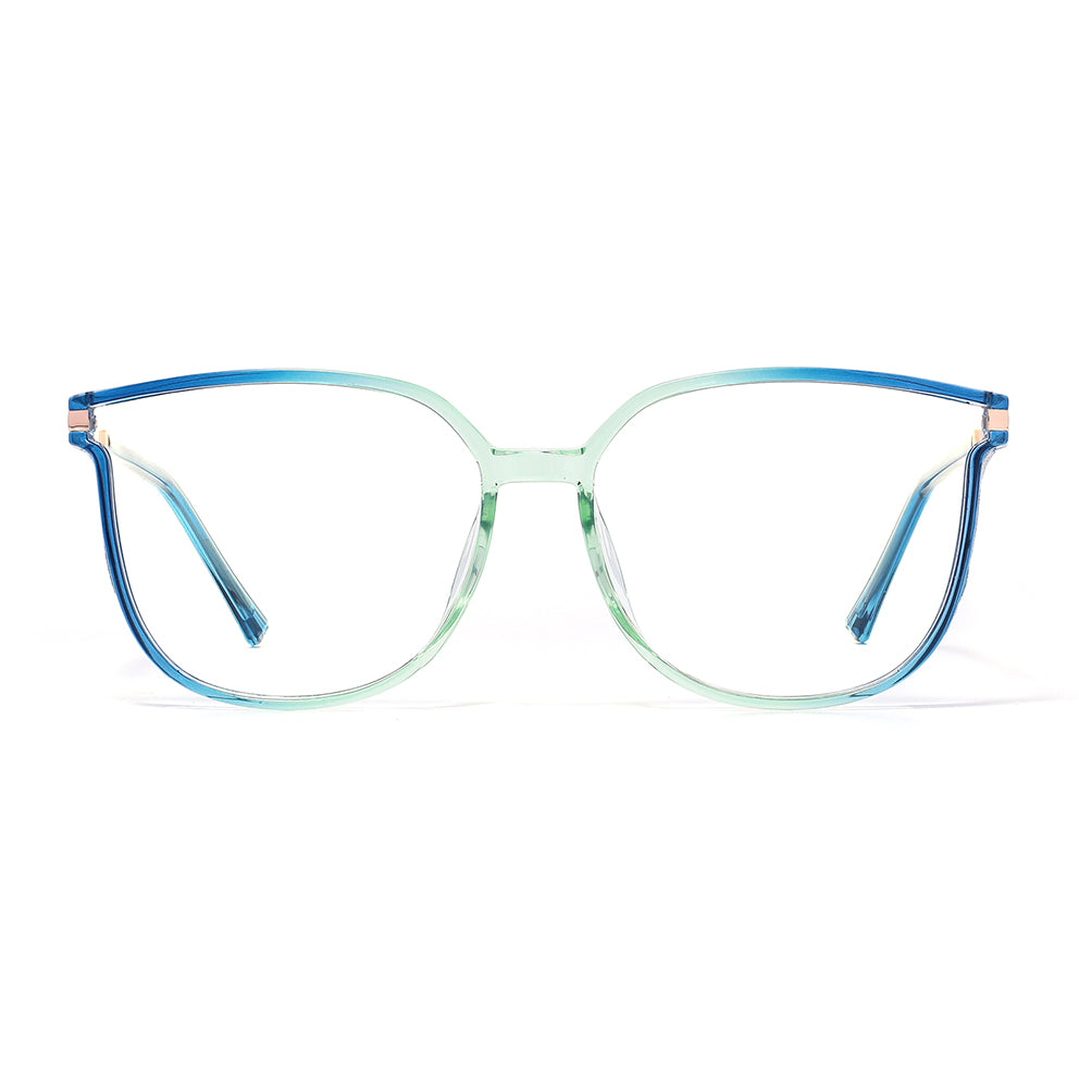 Sissie Eyeglasses in Blue & Mint Green