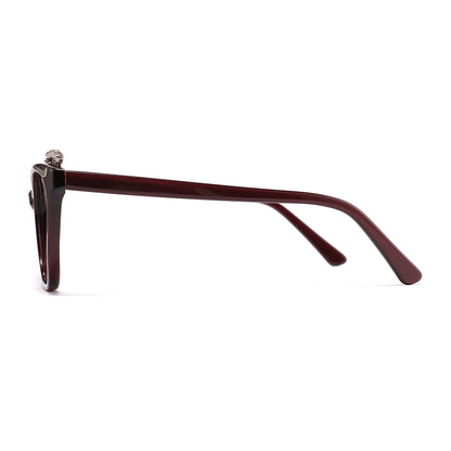 Joleen Eyeglasses in Burgundy